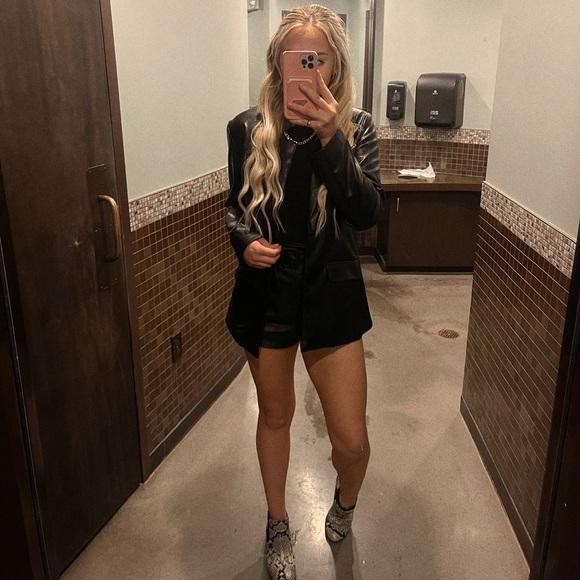 ALTARD STATE leather shorts S - Picture 1 of 7